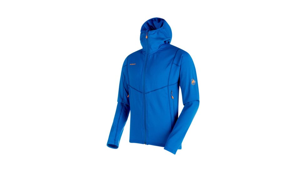 Mammut Mens Eiswand Advanced ML Hooded Jacket, Ice, XXL, 1010-24680-5072-117