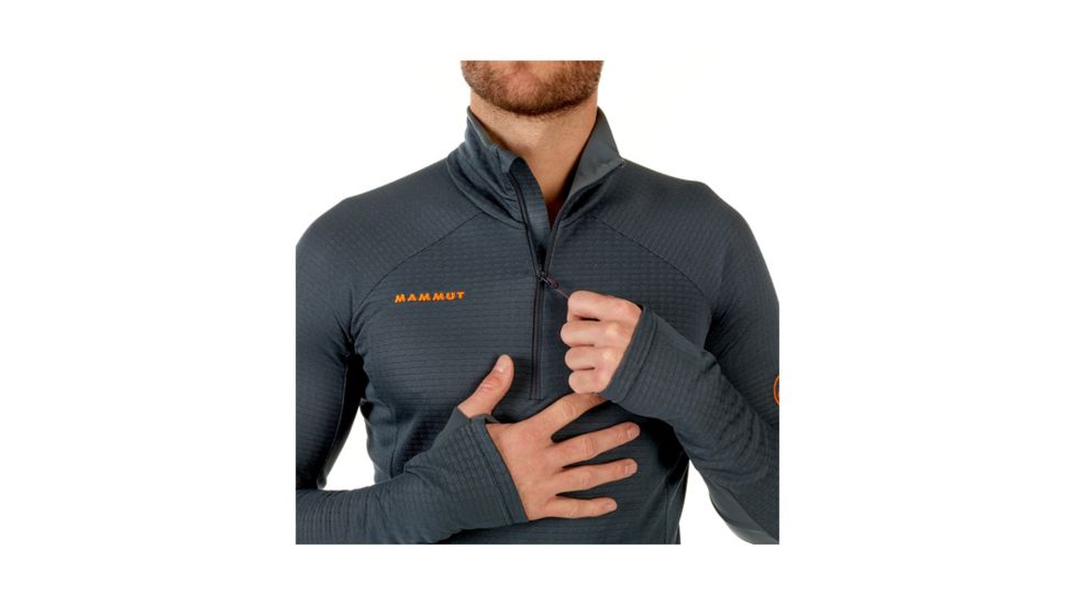 Mammut Mens Eiswand Advanced ML Hooded Jacket, Storm, XXL, 1041-09890-0239-117