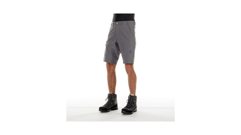 Mammut Mens Hiking Shorts, Titanium, US 28 Waist, 1020-11220-0051-44-10