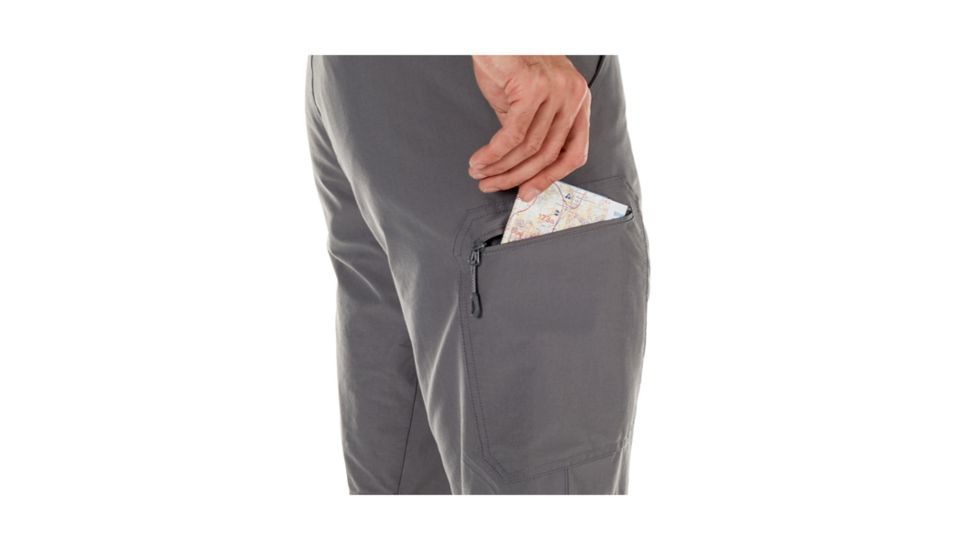 Mammut Mens Hiking Shorts, Titanium, US 28 Waist, 1020-11220-0051-44-10