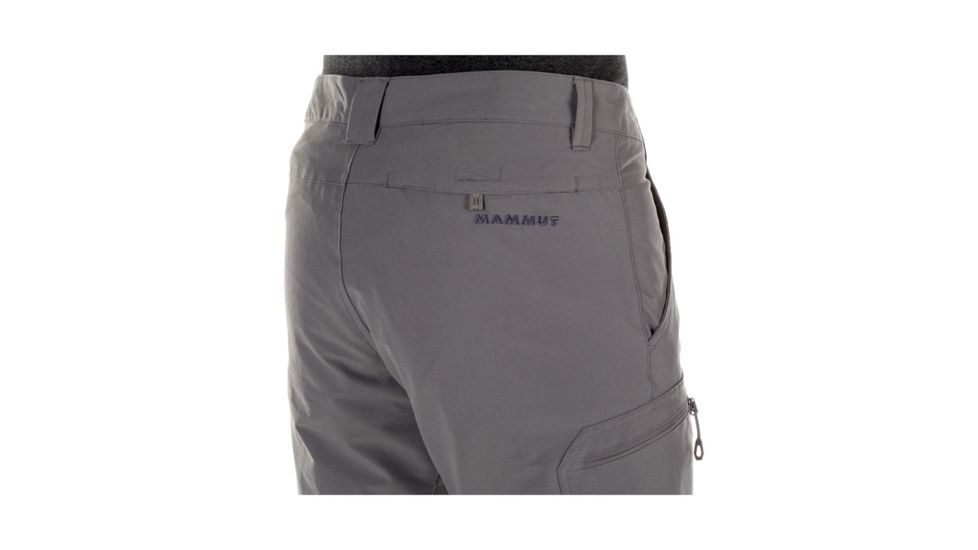 Mammut Mens Hiking Shorts, Titanium, US 28 Waist, 1020-11220-0051-44-10