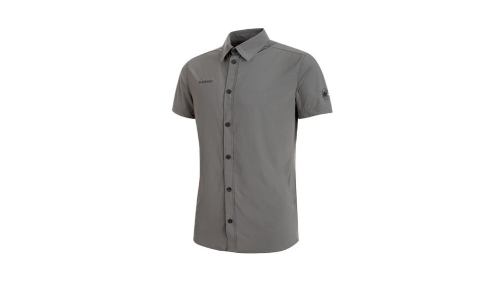 Mammut Mens Trovat Light Shirt, Titanium, Medium, 1015-00080-0051-114