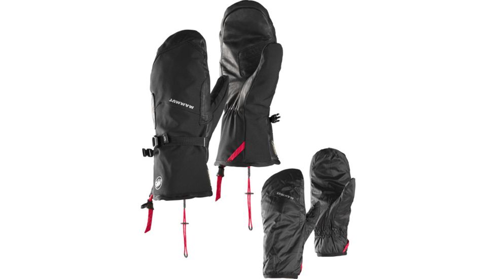 Mammut Meron Thermo 2 Insulated 1 Mitten, Black, US 6, 1090-05910-0001-1060