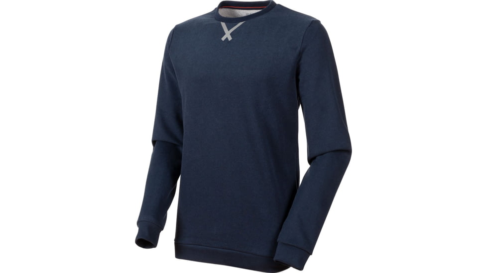 Mammut Midlayer Crew Neck - Mens, Peacoat Melange, Medium, 1014-02160-50126-114