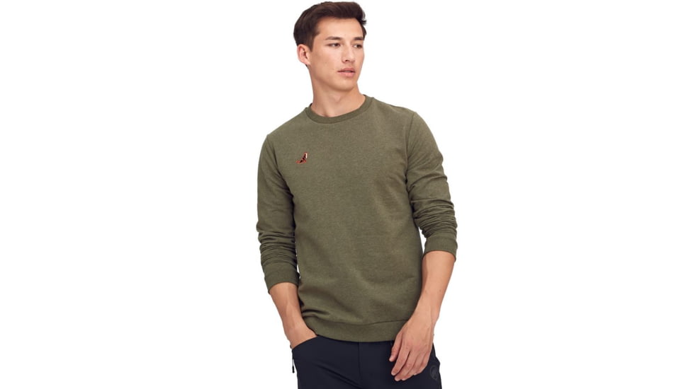 Mammut ML Pull - Men's, Iguana Melange Wolf, Small, 1014-01532-40149-113