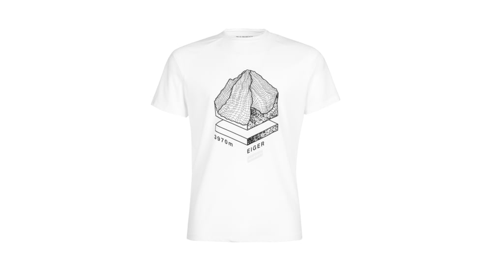 Mammut Mountain T-Shirt - Mens, Bright White, Small, 1017-09845-00229-113