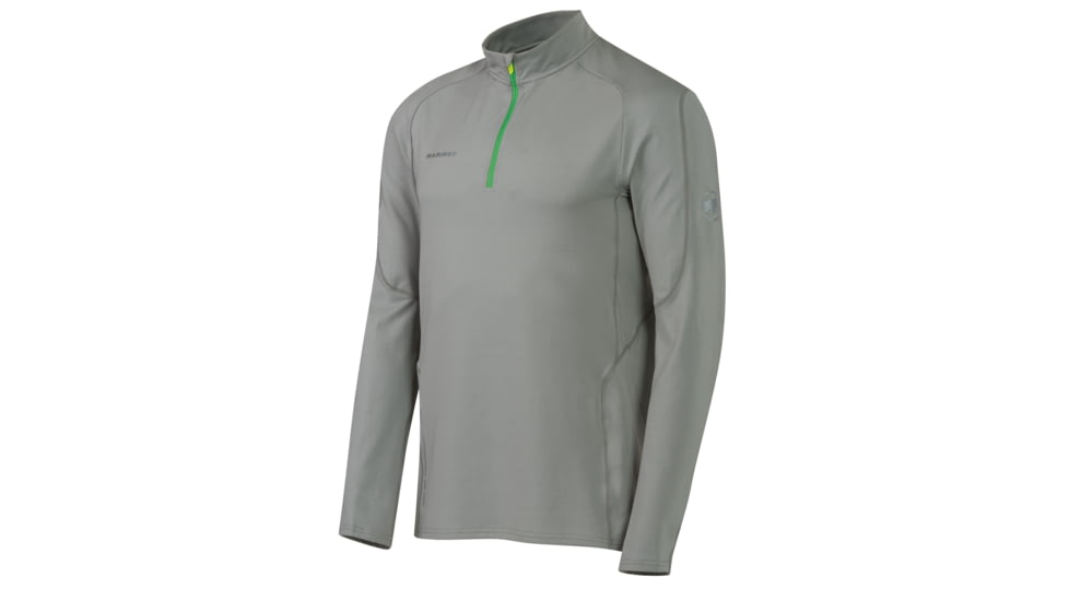 Mammut MTR 141 Thermo Longsleeve Zip - Men's-Granite-Large