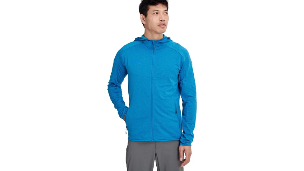 Mammut Nair ML Hooded Jacket - Mens, Gentian Melange, Extra Large, 1014-00800-50306-116