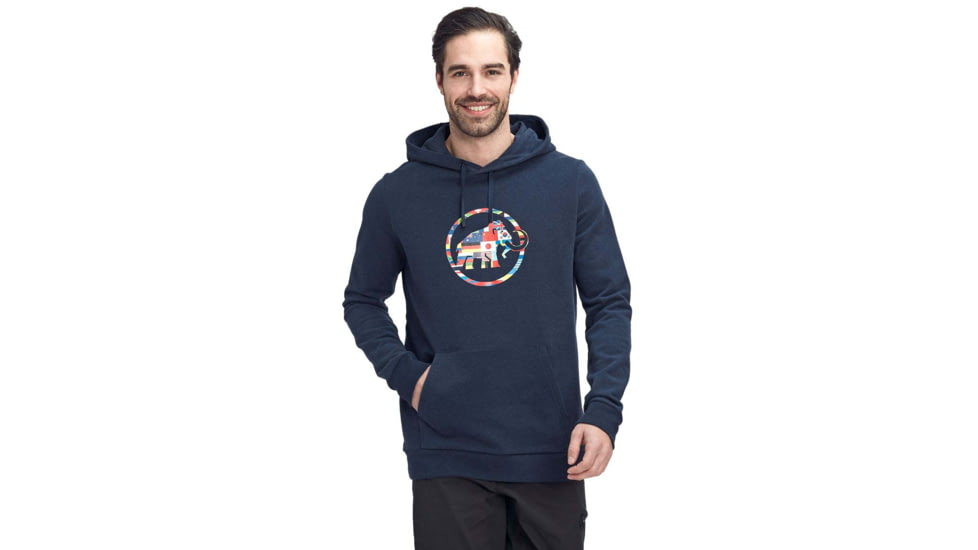 Mammut Nations Hoody - Mens, Peacoat Melange, Small, 1014-02270-50126-113