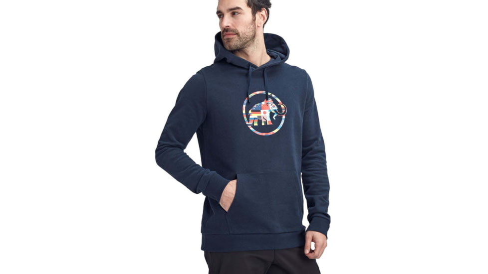 Mammut Nations Hoody - Mens, Peacoat Melange, Small, 1014-02270-50126-113