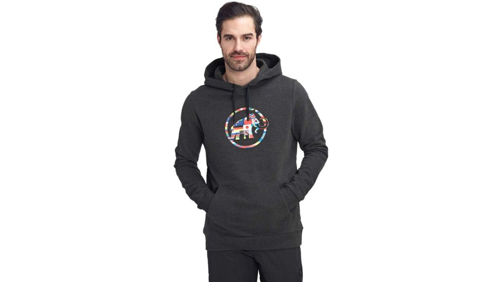 Mammut Nations Hoody - Mens, Phantom Melange, Small, 1014-02270-00158-113