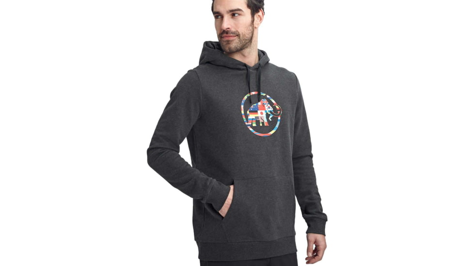 Mammut Nations Hoody - Mens, Phantom Melange, Small, 1014-02270-00158-113