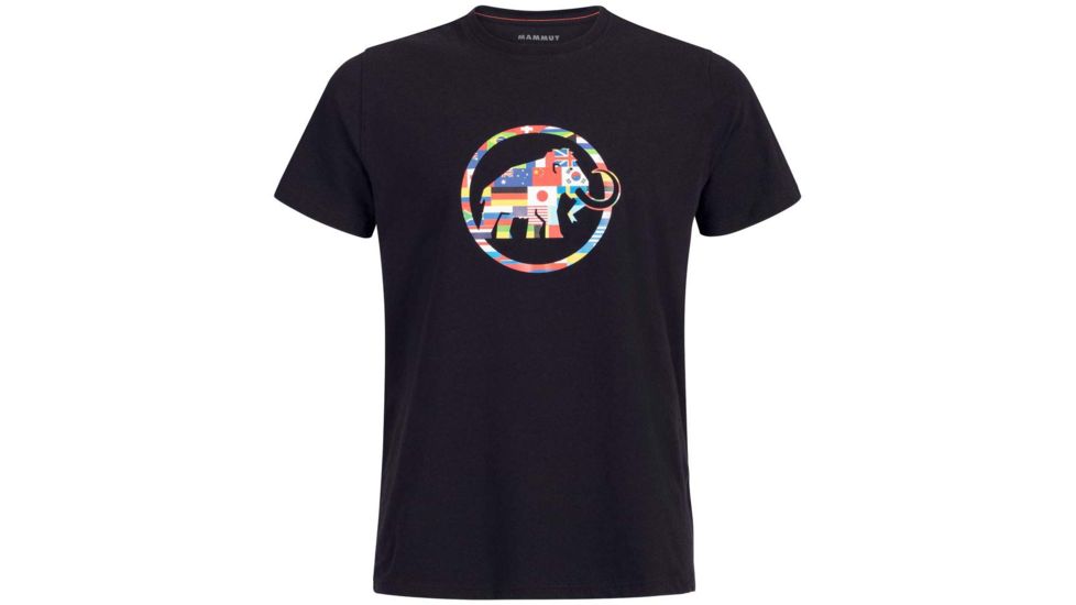 Mammut Nations T-Shirt - Mens, Black, Large, 1017-02220-0001-115