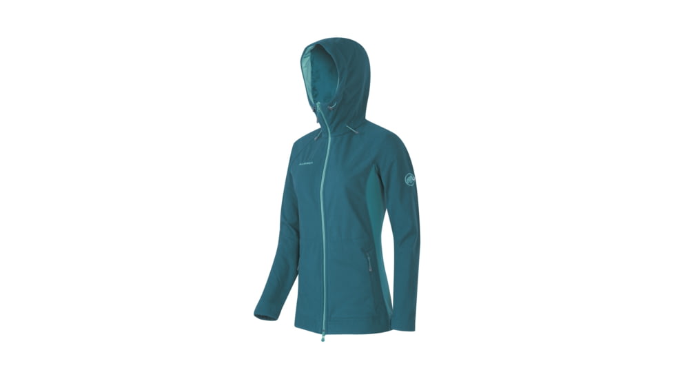 Mammut Niva Hooded Midlayer Jacket-Women's-Small-Dark Pacific Melange