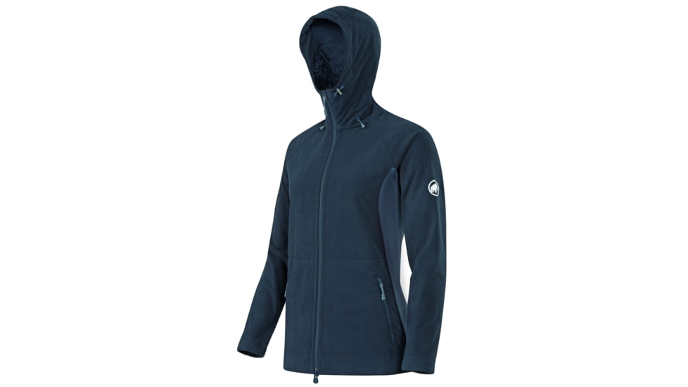 Mammut Niva Hooded Midlayer Jacket-Women's-Small-Dark Space Melange