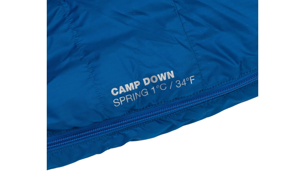 Mammut Nordic Down Spring Sleeping Bag, 34 F, Cobalt, Long, 2410-029205050