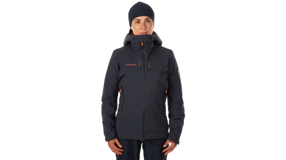 Mammut Nordwand Hardshell Thermo Hooded Jacket - Womens, Night, Extra Large, 1010-24760-5924-116