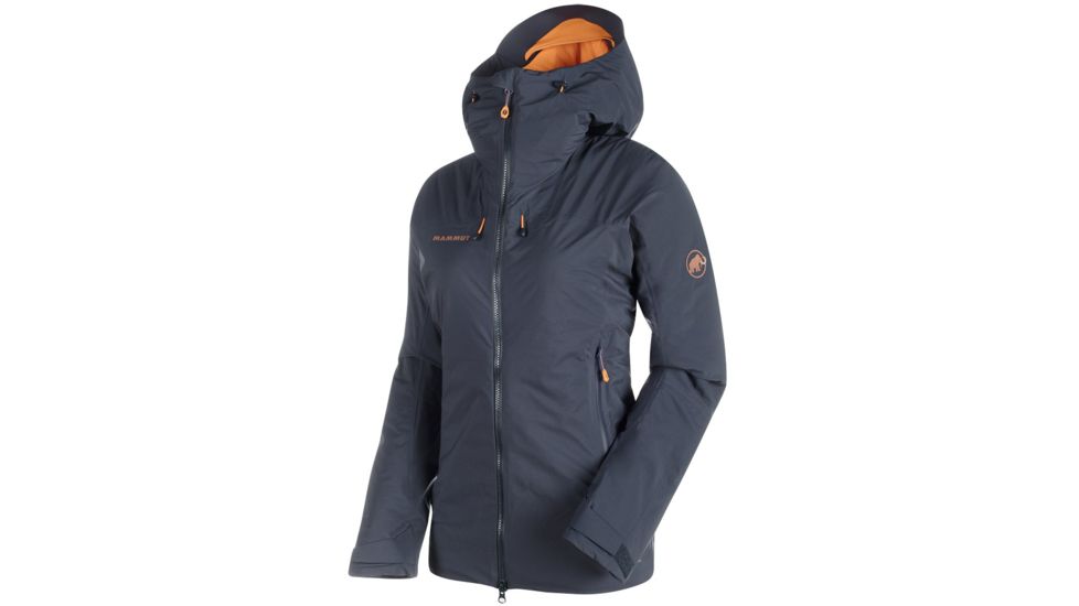 Mammut Nordwand Hardshell Thermo Hooded Jacket - Womens, Night, Extra Large, 1010-24760-5924-116