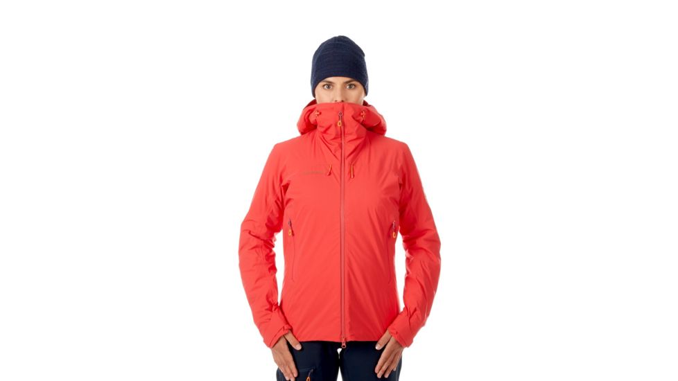 Mammut Nordwand Hardshell Thermo Hooded Jacket - Womens, Sunset, Extra Small, 1010-24760-3500-112