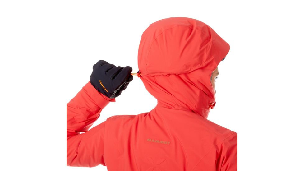Mammut Nordwand Hardshell Thermo Hooded Jacket - Womens, Sunset, Extra Small, 1010-24760-3500-112