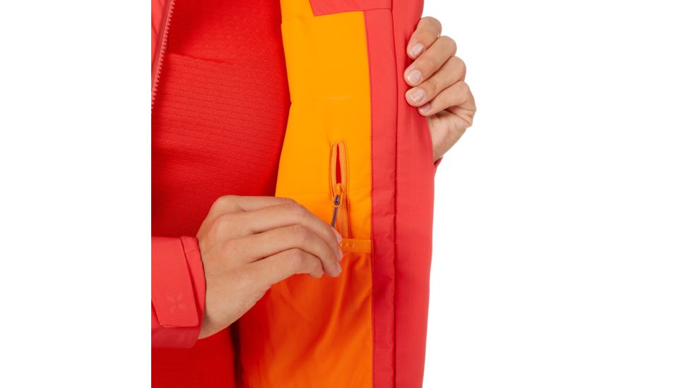 Mammut Nordwand Hardshell Thermo Hooded Jacket - Womens, Sunset, Extra Small, 1010-24760-3500-112