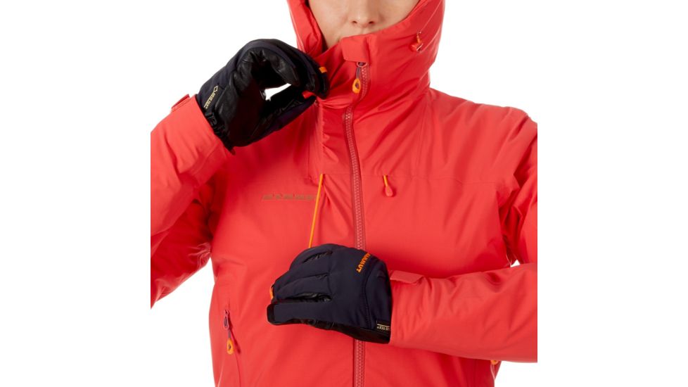 Mammut Nordwand Hardshell Thermo Hooded Jacket - Womens, Sunset, Extra Small, 1010-24760-3500-112