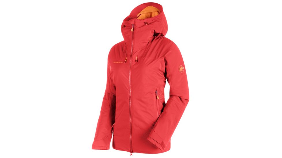 Mammut Nordwand Hardshell Thermo Hooded Jacket - Womens, Sunset, Extra Small, 1010-24760-3500-112