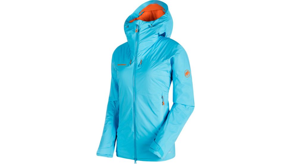 Mammut Nordwand HS Thermo Hooded Rain Jacket - Womens, Arctic, Small, 1010-24760-5205-113