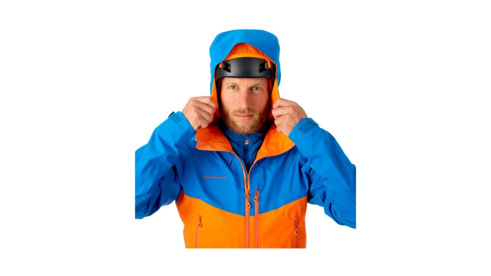 Mammut Nordwand Pro Hard Shell Hooded Jacket - Men's, Sunrise/ Ice, XXL, 1010-13950-2016-117