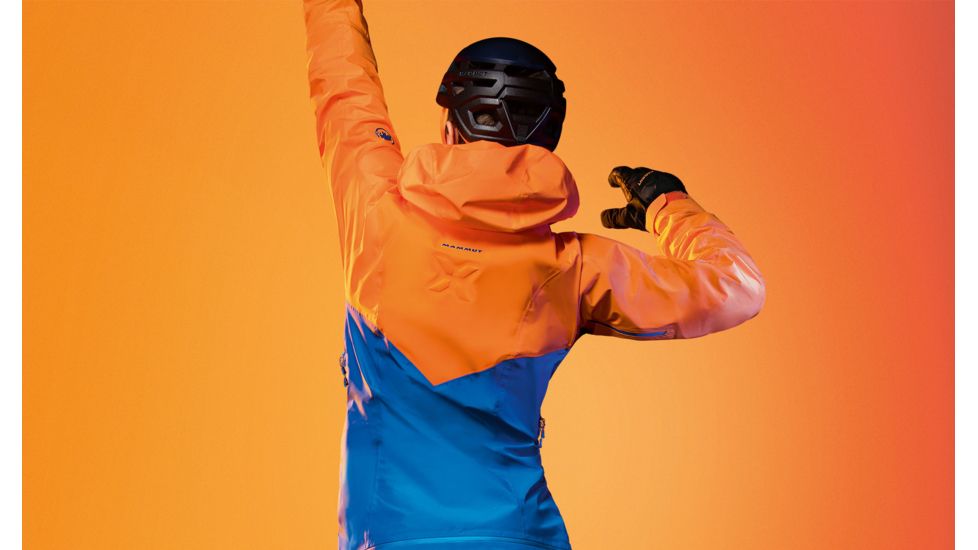 Mammut Nordwand Pro Hard Shell Hooded Jacket - Men's, Sunrise/ Ice, XXL, 1010-13950-2016-117