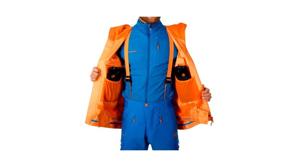 Mammut Nordwand Pro Hard Shell Hooded Jacket - Men's, Sunrise/ Ice, XXL, 1010-13950-2016-117