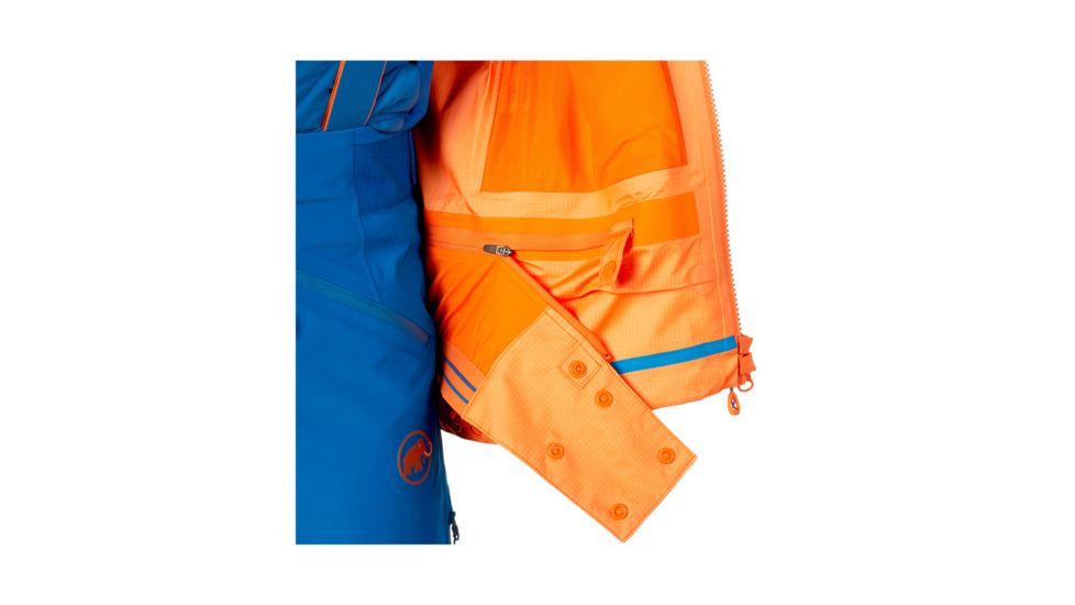 Mammut Nordwand Pro Hard Shell Hooded Jacket - Men's, Sunrise/ Ice, XXL, 1010-13950-2016-117