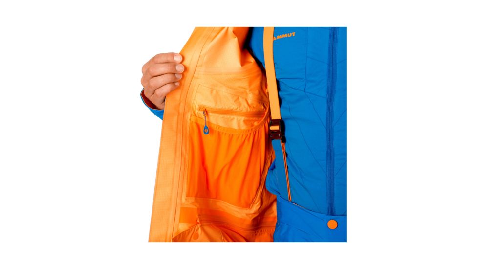 Mammut Nordwand Pro Hard Shell Hooded Jacket - Men's, Sunrise/ Ice, XXL, 1010-13950-2016-117