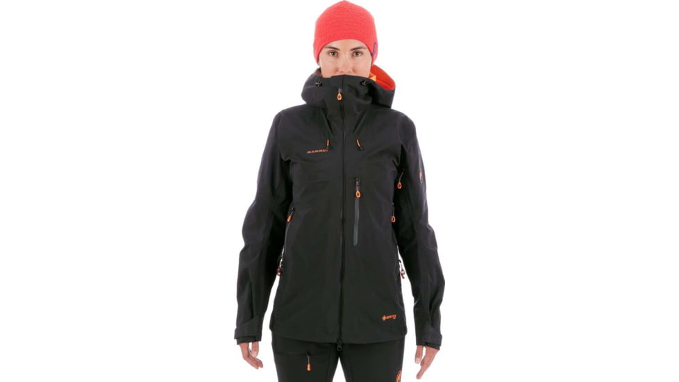 Mammut Nordwand Pro Hardshell Hooded Jacket - Womens, Black, Large, 1010-25790-0001-115