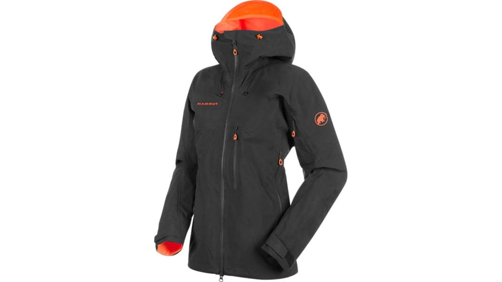 Mammut Nordwand Pro Hardshell Hooded Jacket - Womens, Black, Large, 1010-25790-0001-115