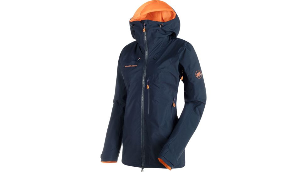 Mammut Nordwand Pro Hardshell Hooded Jacket - Womens, Night, Large, 1010-25790-5924-115