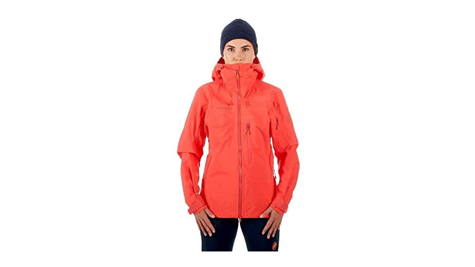 Mammut Nordwand Pro Hardshell Hooded Jacket - Womens, Sunset, Extra Large, 1010-25790-3500-116