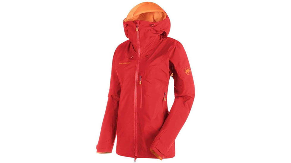 Mammut Nordwand Pro Hardshell Hooded Jacket - Womens, Sunset, Extra Large, 1010-25790-3500-116