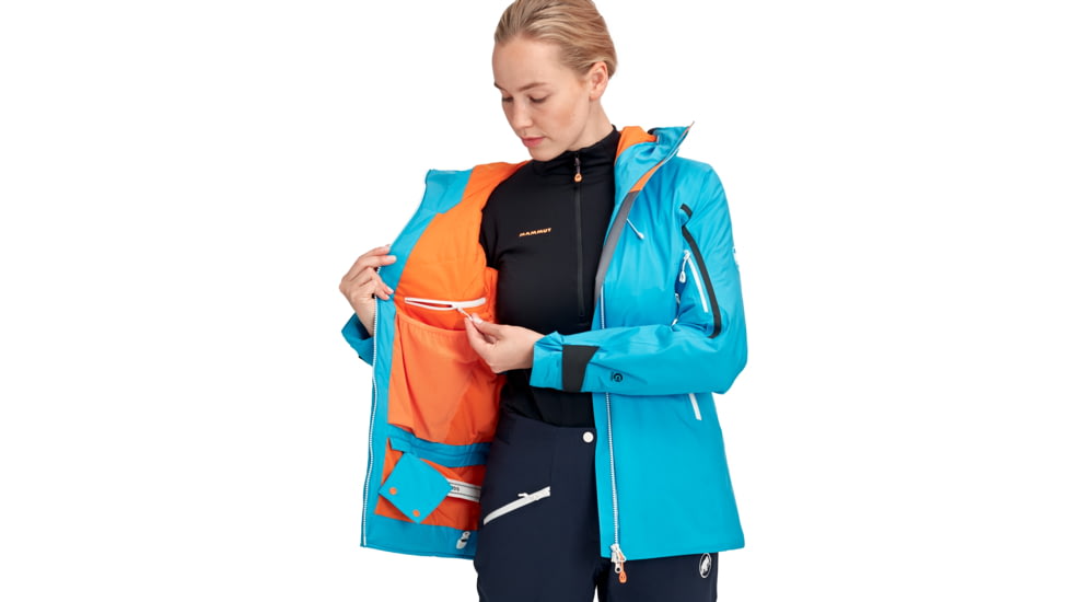 Mammut Nordwand Thermo HS Hooded Jacket - Womens, Sky, Medium, 1010-28080-50383-114