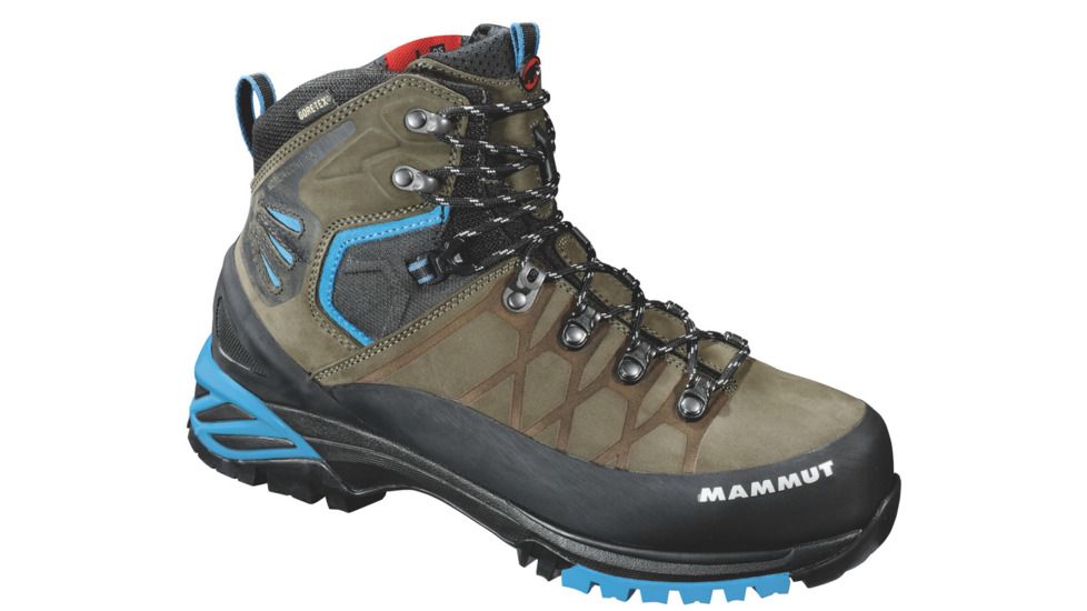 Mammut Pacific Crest GTX Boot - Mens-11 US-Graphite/Cyan