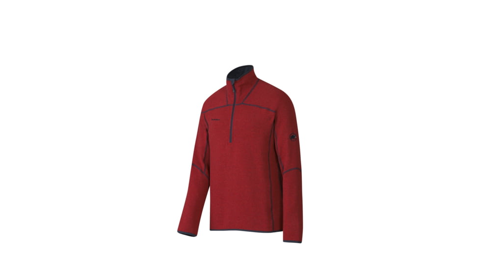 Mammut Phase Zip Pull-Men's-Large-Carmine/Dark Orange