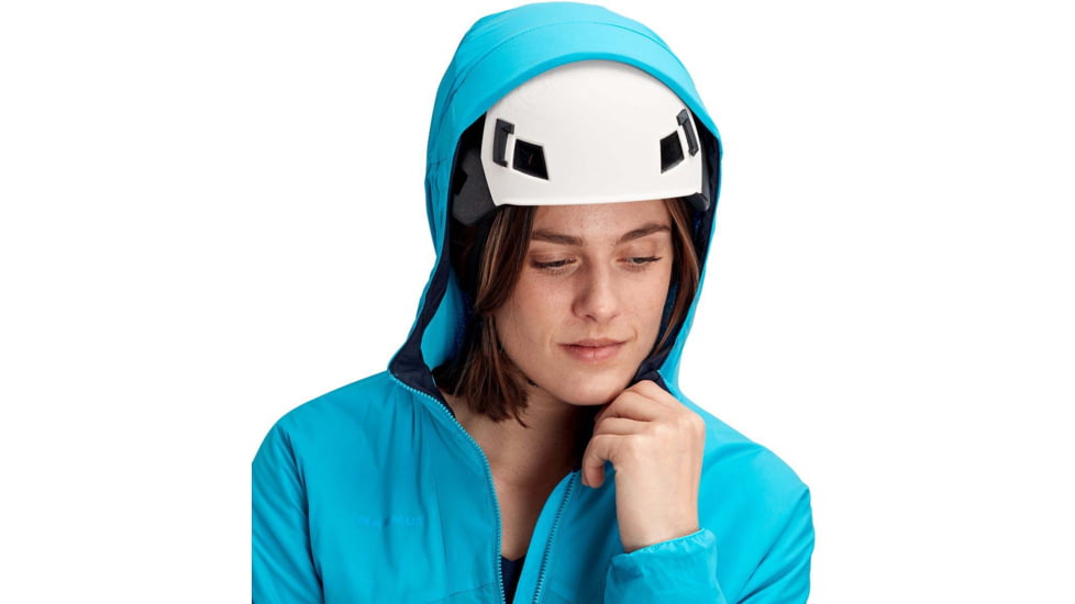 Mammut Rime Light Flex Hooded Jacket - Womens, Ocean, Medium, 1013-00850-5133-114