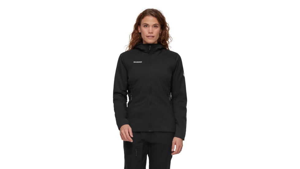 Mammut Rime Light IN Flex Hooded Jacket - Womens, Black, Small, 1013-03170-0001-113