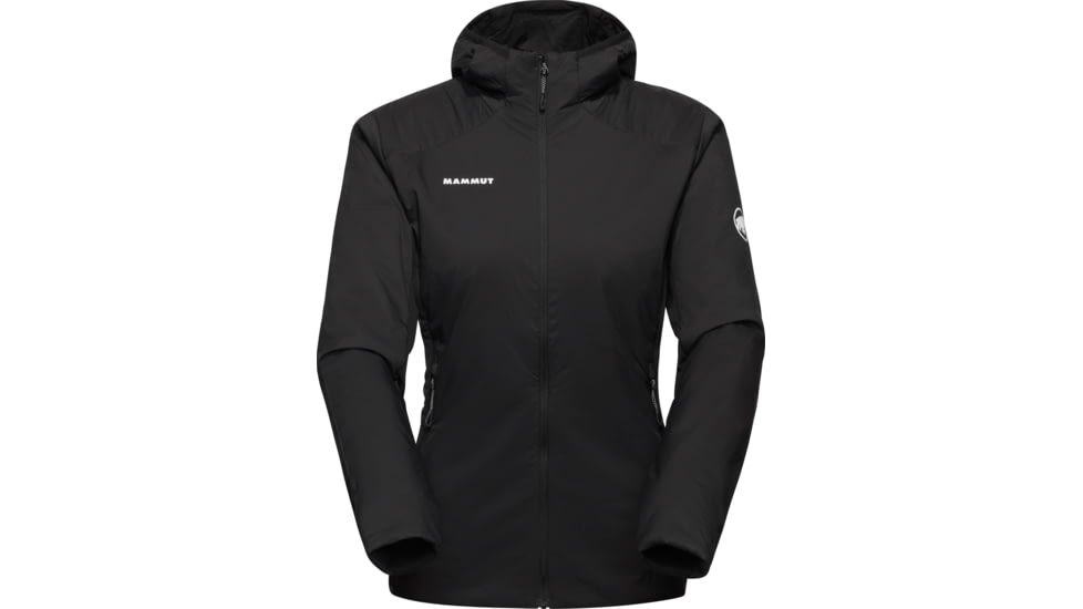 Mammut Rime Light IN Flex Hooded Jacket - Womens, Black, Small, 1013-03170-0001-113