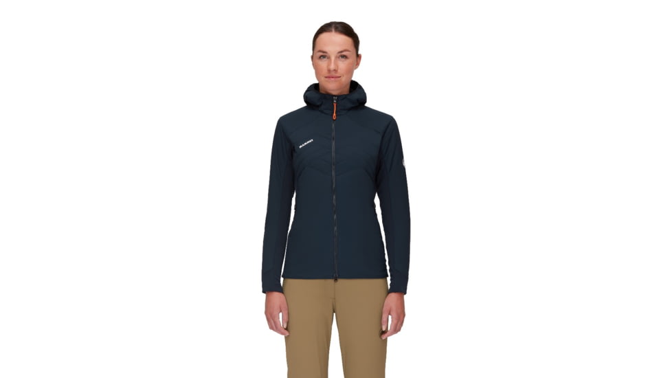 Mammut Rime Light IN Flex Hooded Jacket - Womens, Marine, Extra Small, 1013-02160-5118-112