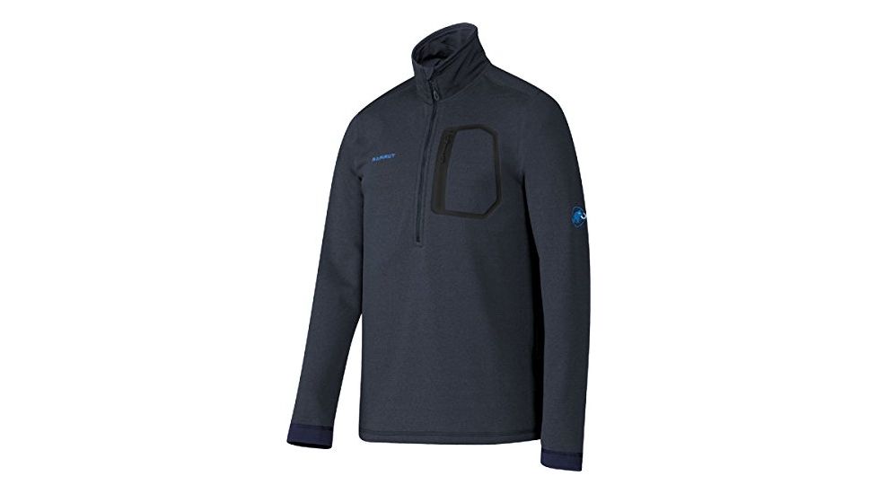 Mammut Runbold ML Half Zip Pull - Mens-Marine-Large
