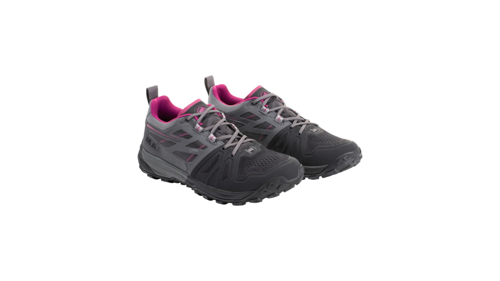 Mammut Saentis Low GTX Casual Trailrunning Shoes - Women's, Black/Titanium, 6.5 UK/8 US, 3030-03420-0486-1065