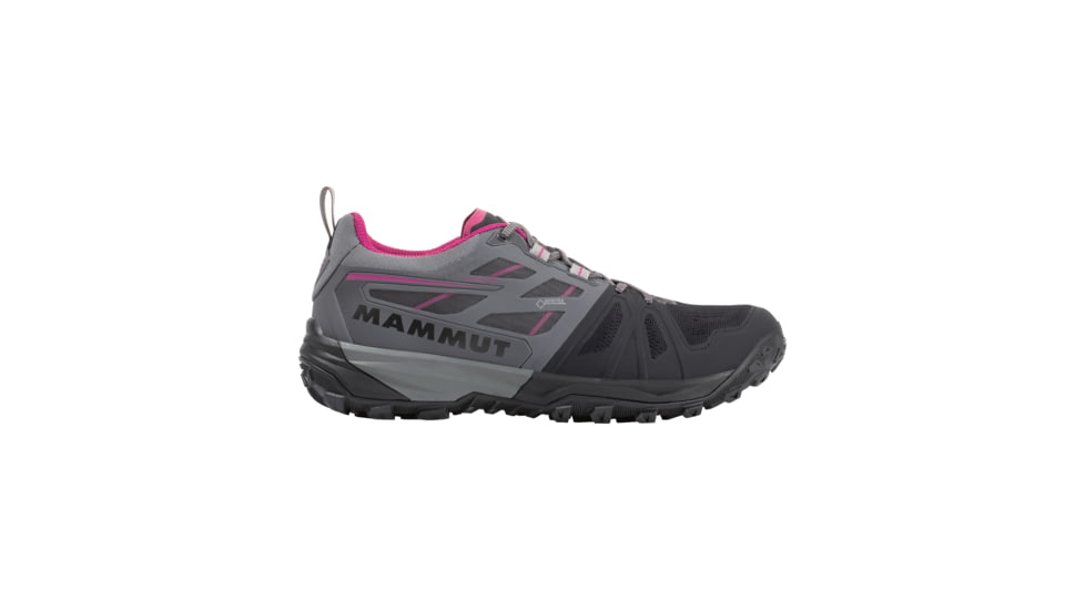 Mammut Saentis Low GTX Casual Trailrunning Shoes - Women's, Black/Titanium, 6.5 UK/8 US, 3030-03420-0486-1065