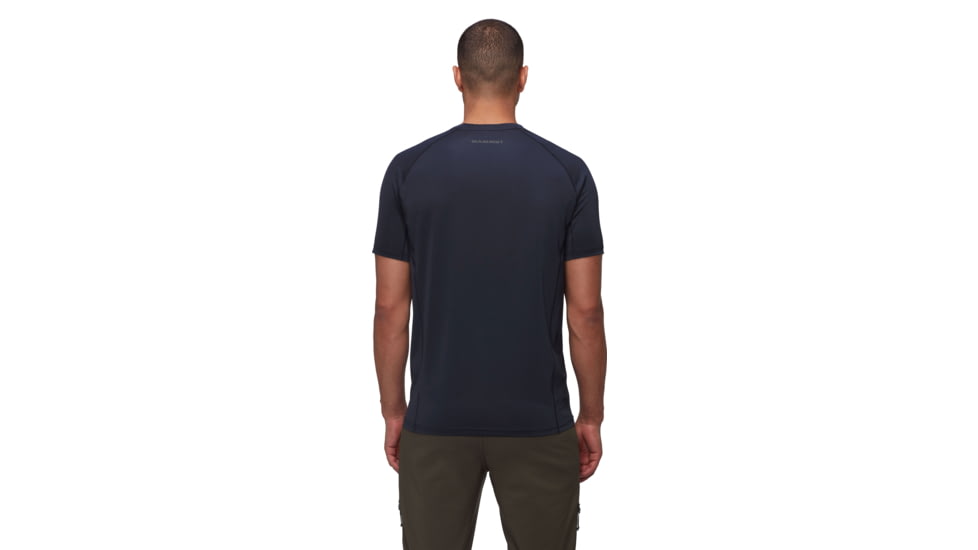 Mammut Selun FL Logo T-Shirt - Mens, Marine-Steel, M, 1017-05050-50615-114