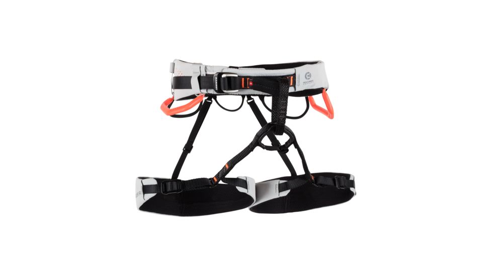 Mammut Sender Fast Adjust Harness, Highway/Safety Orange, Small, 2020-00960-00432-111